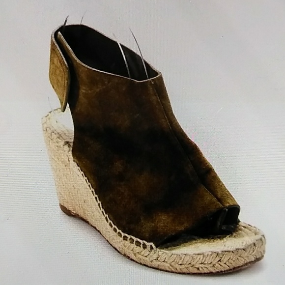 Celine Shoes - Beautiful Olive Green Celine Espadrilles